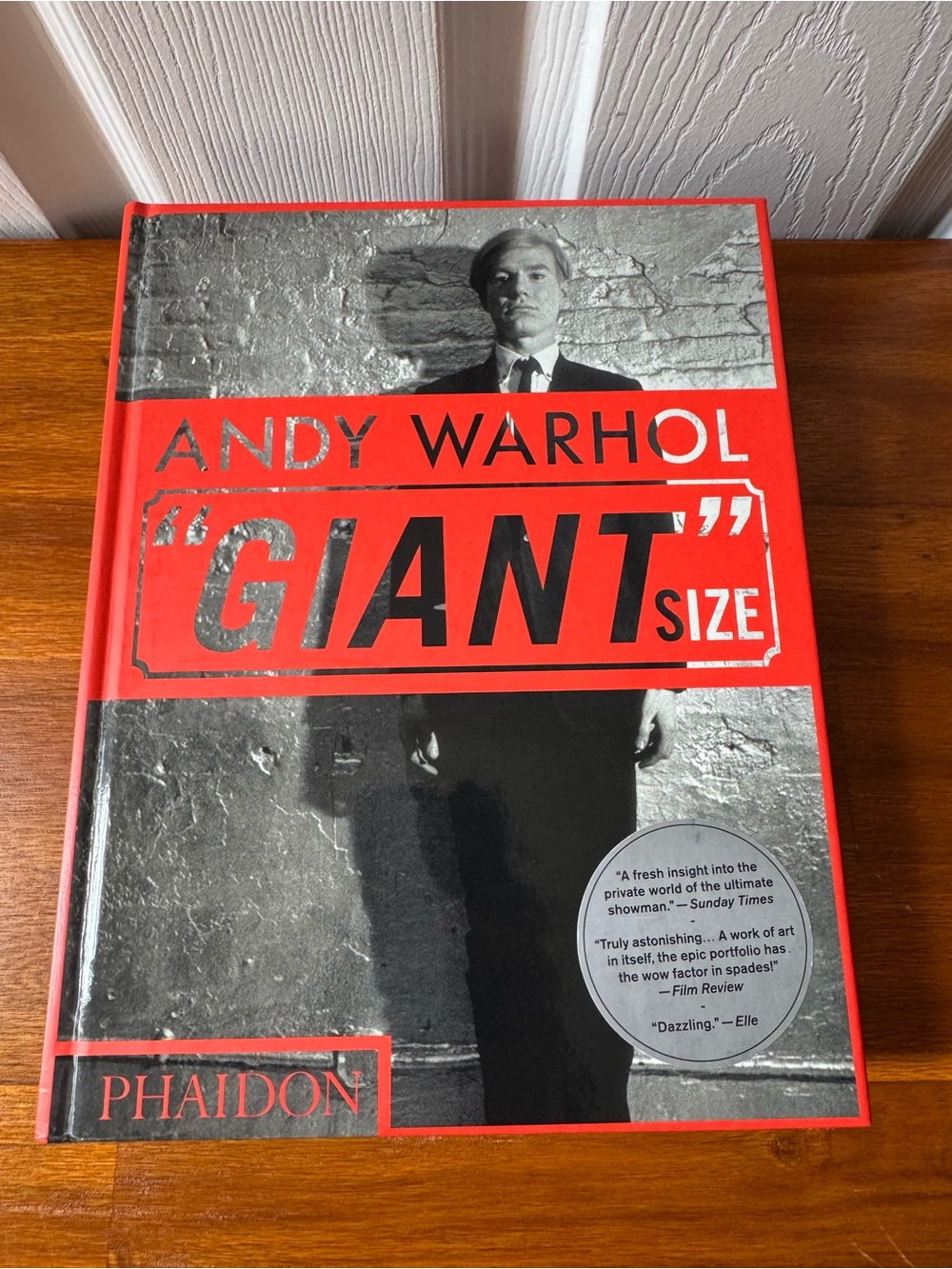 Andy Warhol "Giant" Size Hardcover Book by Phaidon 2006